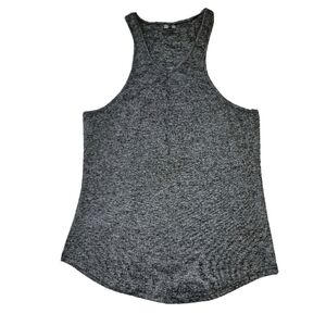 Coofandy Heathered Charcoal Racerback Performance Tank Size Small